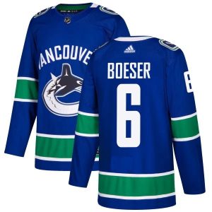 Herren Vancouver Canucks Eishockey Trikot Brock Boeser 6 Blau Authentic